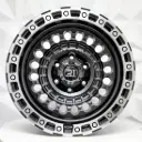 RIN 17X9 6-139.7 R1 SPORT DX199 MATT BLACK MACHINE LINE ET0 CB110.1
