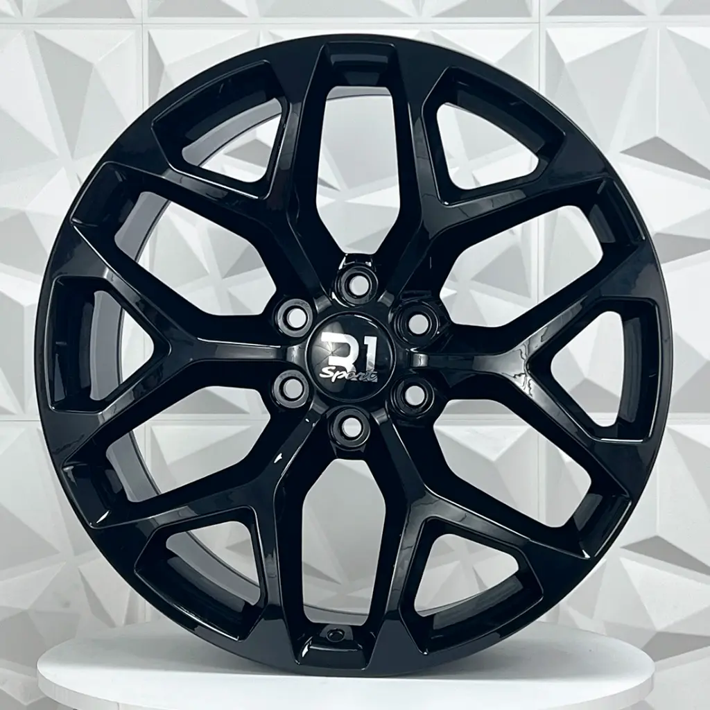RIN 20X9 6-139.7 R1 SPORT SNOWFLAKE BLACK ET24 CB78.1