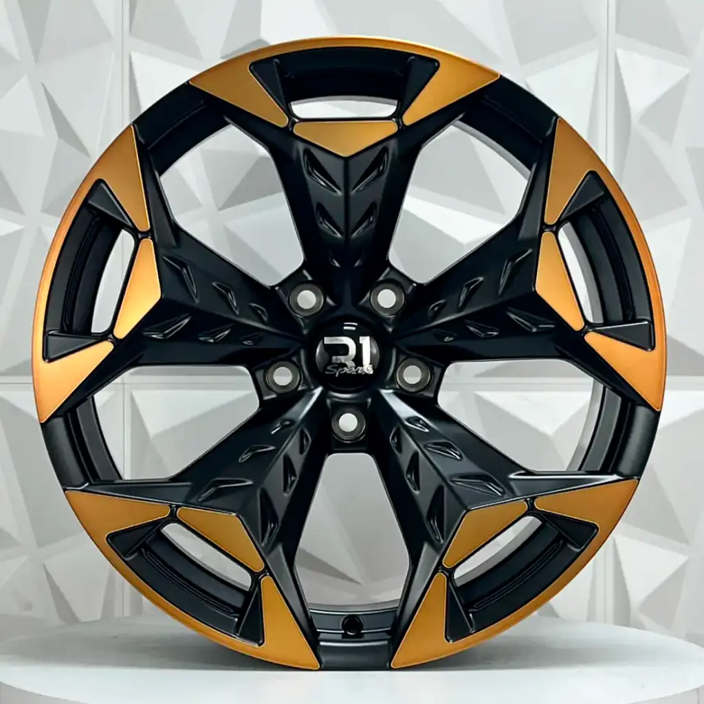 RIN 19X8.5 5-112 R1 SPORT CPR20 SATIN BLACK MACHINE FACE+COPPER ET40 CB57.1