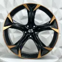 RIN 18X8 5-112 R1 SPORT CPR02 SATIN BLACK MF+COPPER ET40 CB57.1