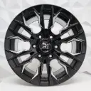 RIN 16X8 6-139.7 R1 SPORT RGW488 BLACK+MILLING ET0 CB110 