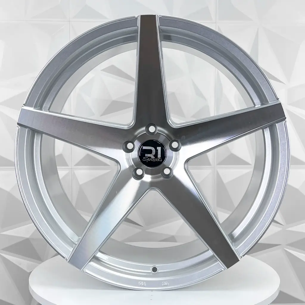 RIN 22X9 5-114.3 R1 SPORT C091F SILVER MACHINE FACE ET20 CB73.1 