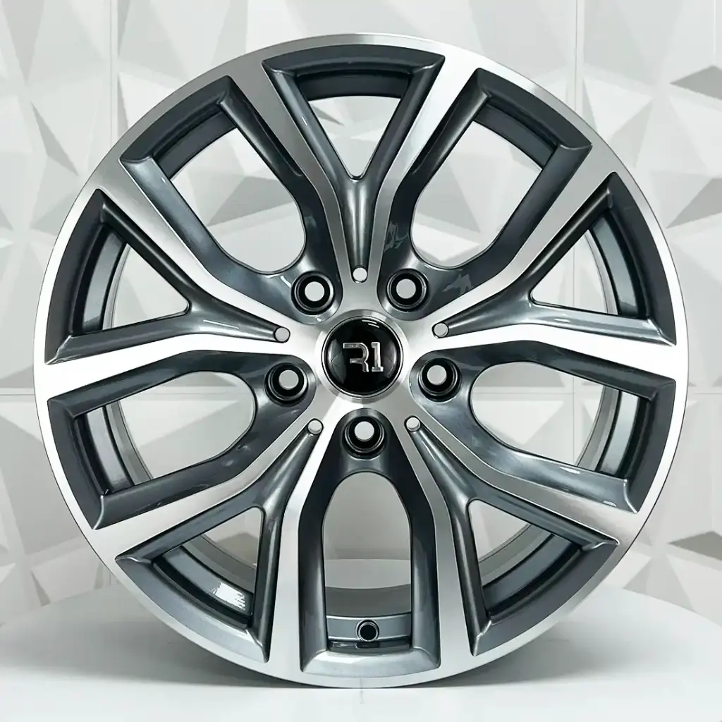 RIN 17X7.5 5-120 R1 SPORT FE129 GUNMETAL MACHINE FACE ET35 CB74.1