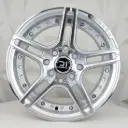 RIN 13X6 4-100/114.3 R1 SPORT 1134 SILVER MF+CHROME RIVETS ET30 CB73.1