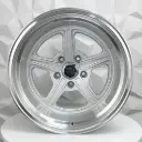 RIN 17X11 5-127 R1 SPORT X083 SILVER MACHINE LIP ET-44 CB87.1