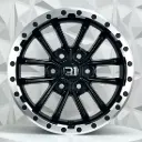 RIN 17X8.5 6-135 R1 SPORT R1790 MATE BLACK MI+BLACK RIVETS* ET30 CB87.1