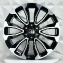 RIN 20X9 6-139.7 R1 SPORT TYH73 BLACK MACHINE FACE ET28 CB78.1