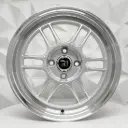 RIN 17X7.5 4-100 R1 SPORT DX603 SILVER MACHINE LIP ET35 CB73.1