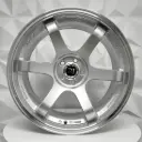 RIN 18X9 5-100 R1 SPORT A003 SILVER MACHINE LIP ET35 CB73.1